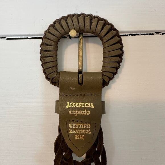 Vintage braided leather belt- Capezio - Picture 1 of 5
